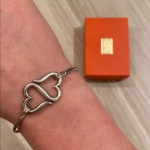 James Avery Double Heart Clasp Bracelet